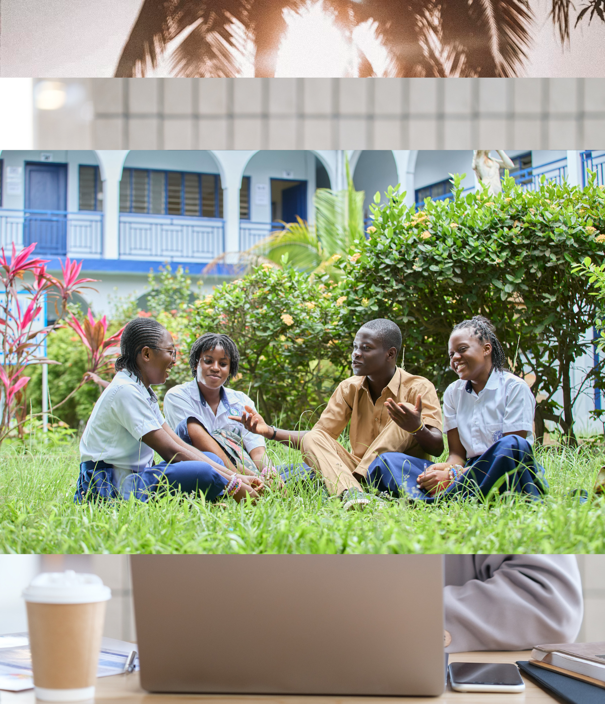 Teenager contemplating